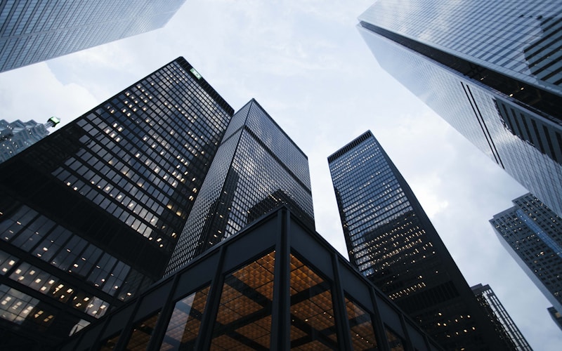 London financial district